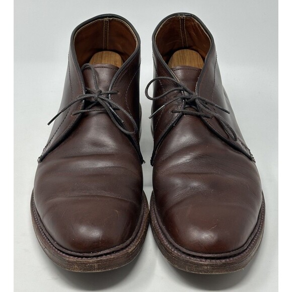 Alden Chukka Boots Men’s 11 B/D Brown Chromexcel Lace Up Leather Sole Shoes main image 9